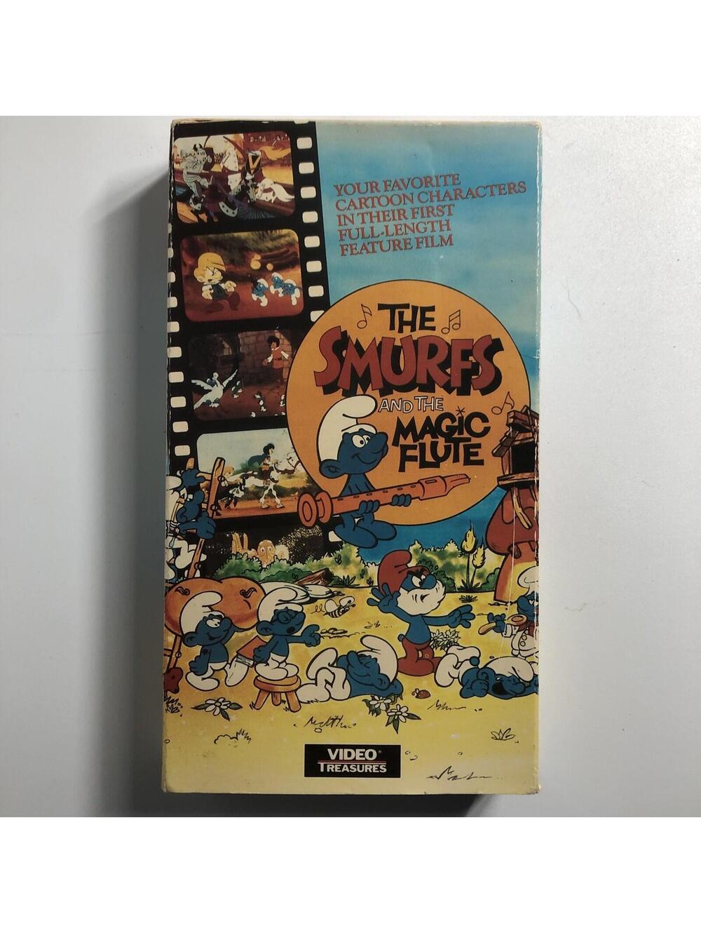 The Smurfs and the Magic Flute 1983 VHS  Animated Cartoon Movie Vestron